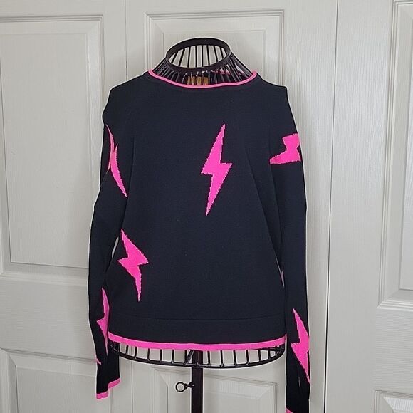 WISPR Silk Blend Lightning Bolt Sweater Size XS - Picture 7 of 7